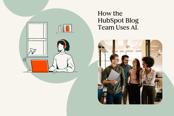 how the Hubspot blog team uses AI
