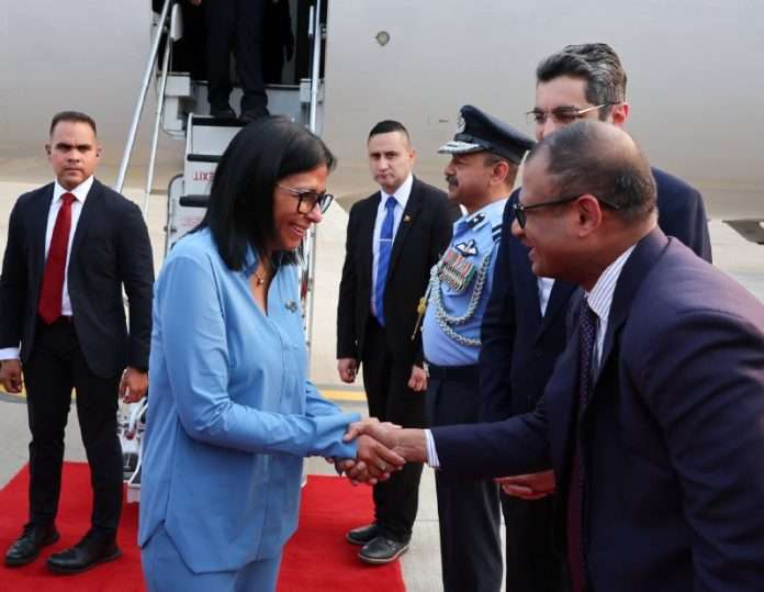 Presidenta Rodríguez arribó a la India con un mensaje de paz, amistad y cooperación